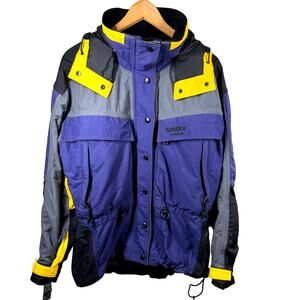 SOLSTICE Microshed Ski Jacket Size M 90s Style Retro Parka‎ Snow Winter Skiing